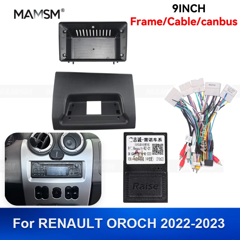 MAMSM 9 inch For RENAULT OROCH 2022-2023 Car Radio Fascia Panel Dash Mounting Player Screen Accessories canbus wiring harness
MAMSM 9 inch For RENAULT OROCH 2022-2023 Car Radio Fascia Panel Dash Mounting Player Screen Accessories canbus wiring harness