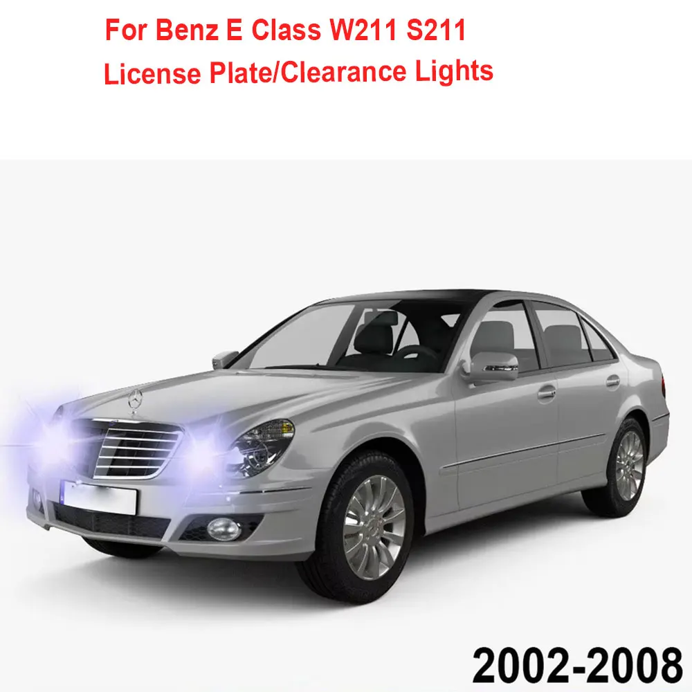 2Pcs T10 W5W LED License Plate Lamp Parking Lights For Mercedes Benz E Class W211 S211 E270 E300 E320 E350 E500 2002-2008
2Pcs T10 W5W LED License Plate Lamp Parking Lights For Mercedes Benz E Class W211 S211 E270 E300 E320 E350 E500 2002-2008