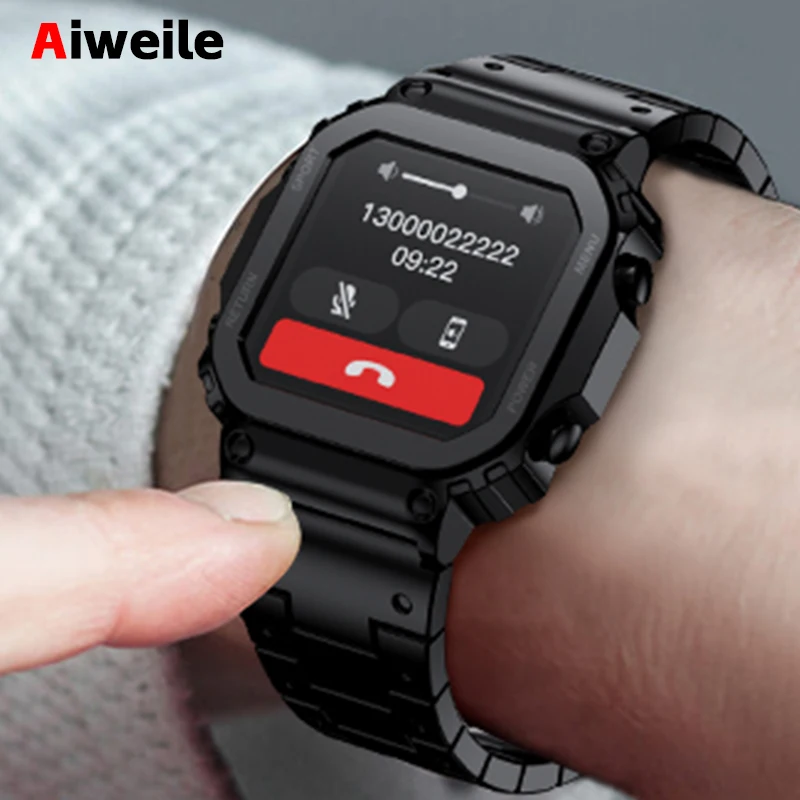 Miltary Смарт-часы 2025 Мужские стальные часы Aiweile AW39 Фитнес-трекер Спорт Бизнес Bluetooth Копия вызова Дизайн Высокое качество
Miltary Смарт-часы 2025 Мужские стальные часы Aiweile AW39 Фитнес-трекер Спорт Бизнес Bluetooth Копия вызова Дизайн Высокое качество
