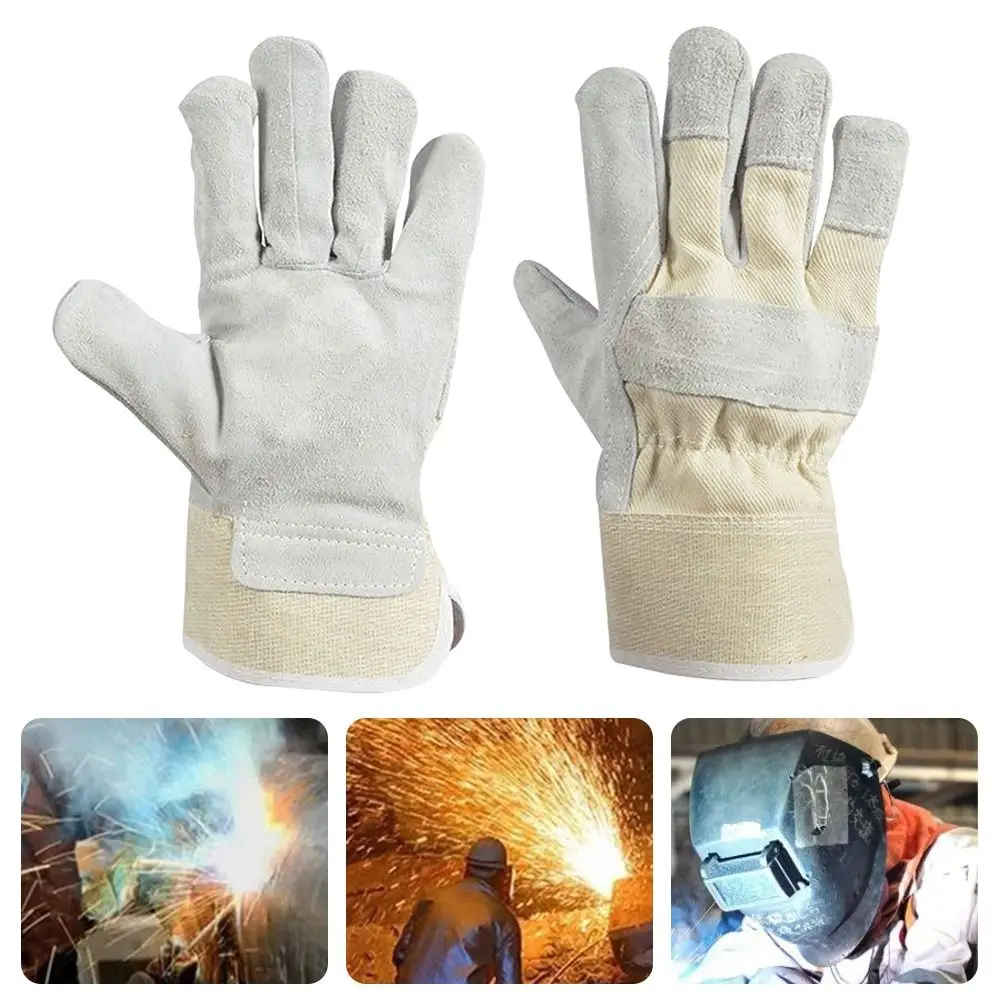 New Cowhide Welding Gloves Short Wear Resistant Labor Gloves Thick Work Gloves
New Cowhide Welding Gloves Short Wear Resistant Labor Gloves Thick Work Gloves