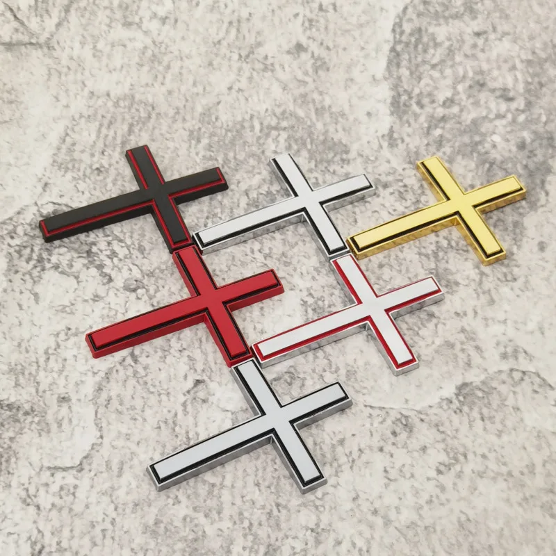 Jesus Christ Cross Faith Badge Decor,2.56" Scratch-resistant & Waterproof Self-adhesive Metal Emblem Stickers for Most Vehicles
Jesus Christ Cross Faith Badge Decor,2.56" Scratch-resistant & Waterproof Self-adhesive Metal Emblem Stickers for Most Vehicles