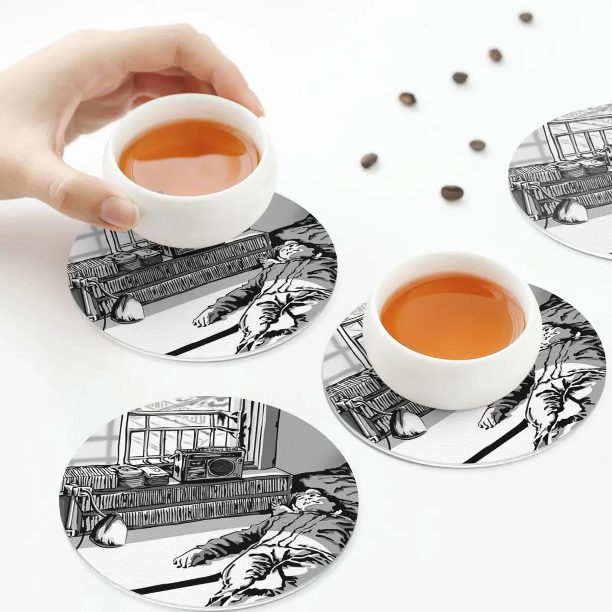 Подставки Perfect Days, кожаные салфетки, нескользящие изоляционные кофейные коврики для дома, кухни, обеденные подушечки, набор из 4 шт.
Подставки Perfect Days, кожаные салфетки, нескользящие изоляционные кофейные коврики для дома, кухни, обеденные подушечки, набор из 4 шт.