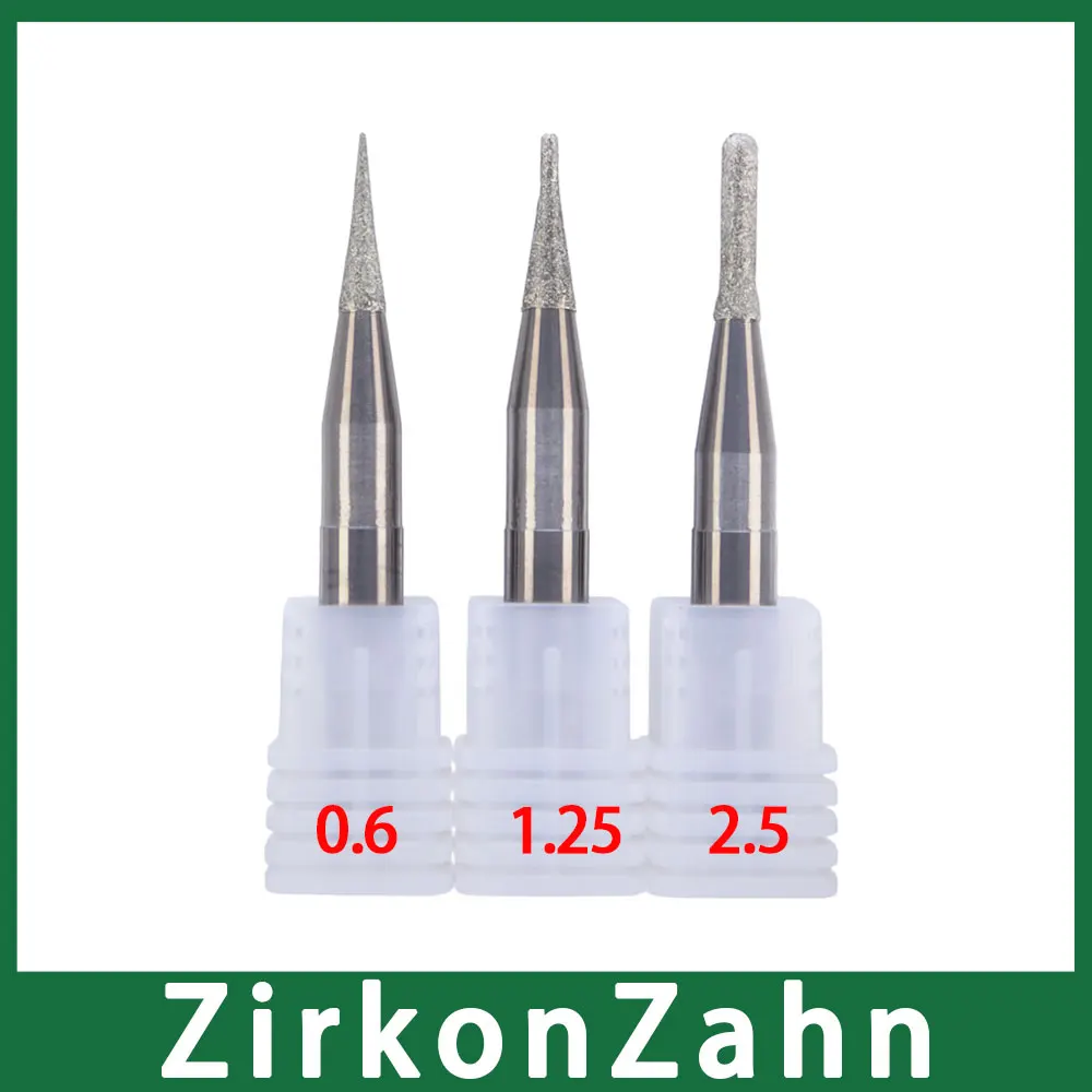 ZirkonZahn CADCAM Milling Cutters 6mm Shank Grinders for Lithium Disilicate, Glass Ceramic, Hybrid Composite Block
ZirkonZahn CADCAM Milling Cutters 6mm Shank Grinders for Lithium Disilicate, Glass Ceramic, Hybrid Composite Block