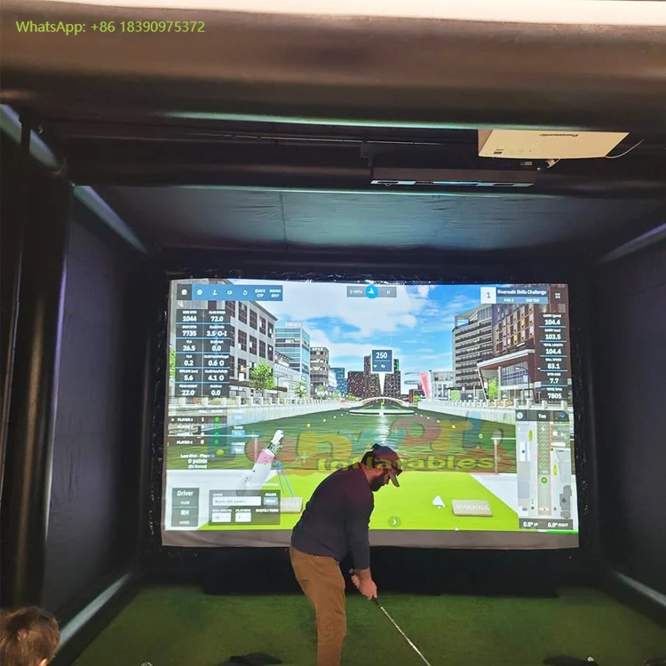 Надувной тент-симулятор для гольфа с герметичным каркасом, экраном для проектора, аксессуарами для стрельбы, вентилятором и гарантией 1 год
Надувной тент-симулятор для гольфа с герметичным каркасом, экраном для проектора, аксессуарами для стрельбы, вентилятором и гарантией 1 год