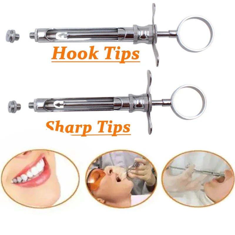 Dental Syringe Aspirating Syringe Stainless Steel Dentist Injector Tool Dentistry Surgical Instrument Injector Tool Dentistry
Dental Syringe Aspirating Syringe Stainless Steel Dentist Injector Tool Dentistry Surgical Instrument Injector Tool Dentistry