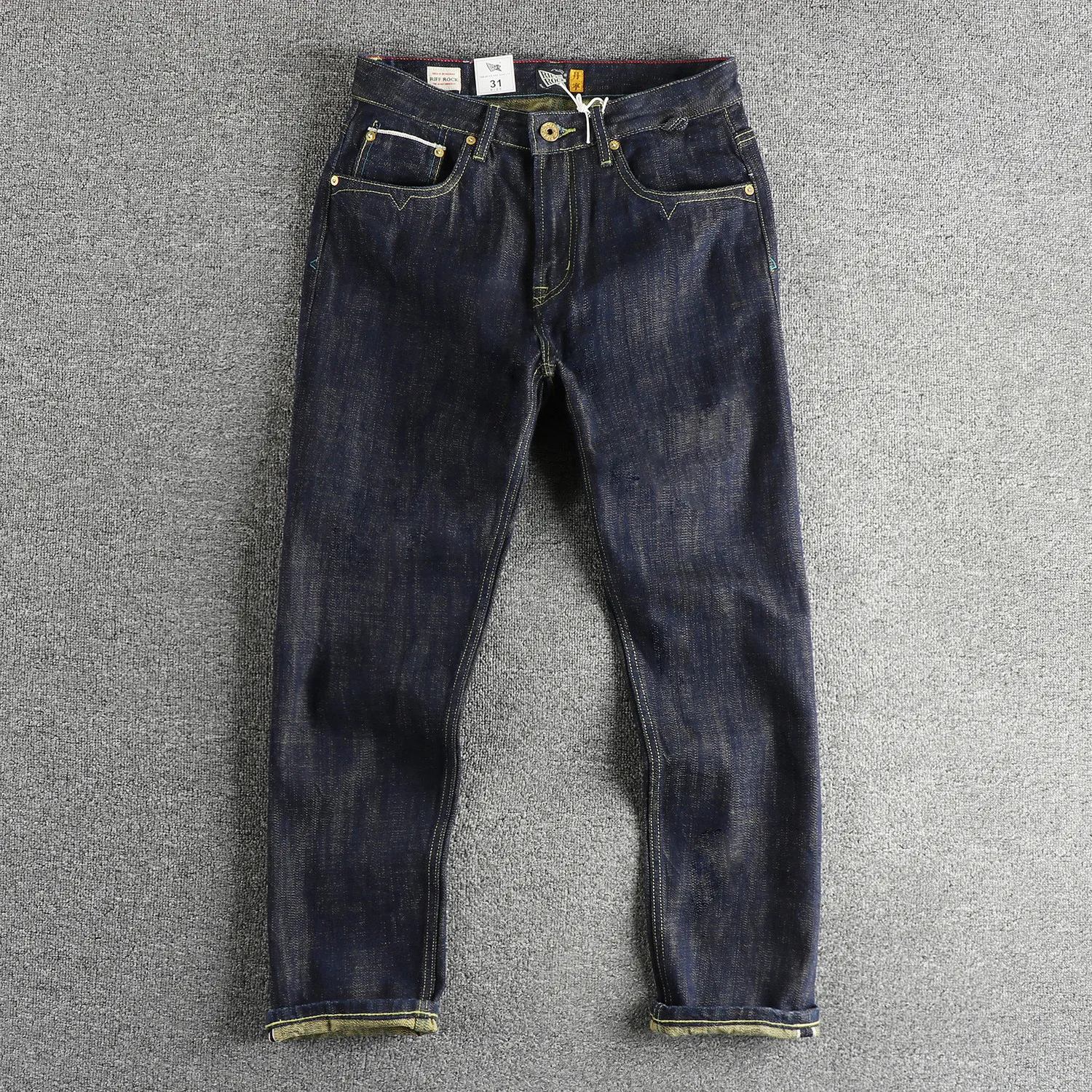 2026 Autumn Winter New American Retro 15OZ Heavyweight High Density Denim Jeans Men's 100% Cotton Washed Straight Casual Pants
2026 Autumn Winter New American Retro 15OZ Heavyweight High Density Denim Jeans Men's 100% Cotton Washed Straight Casual Pants