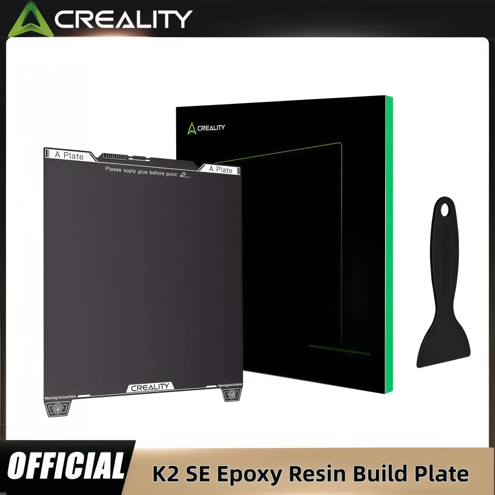 Creality K2 SE Build Plate 235x237mm Textured Epoxy Resin Sheet Magnetic Flexible Removable Spring Steel Printing Bed Plate
Creality K2 SE Build Plate 235x237mm Textured Epoxy Resin Sheet Magnetic Flexible Removable Spring Steel Printing Bed Plate