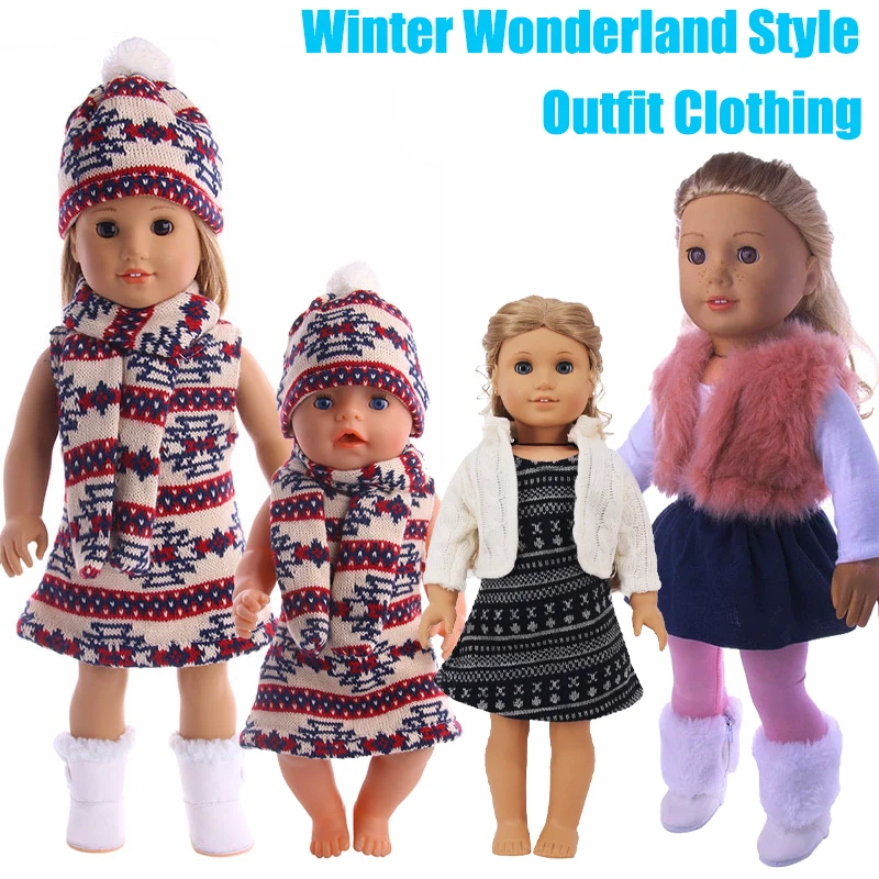 18-inch American Girl Doll Clothing Wool Skirt Winter Fel Island Style Dress Plush Coat Clothes 43cm Reborn Doll Baby Doll Gift
18-inch American Girl Doll Clothing Wool Skirt Winter Fel Island Style Dress Plush Coat Clothes 43cm Reborn Doll Baby Doll Gift