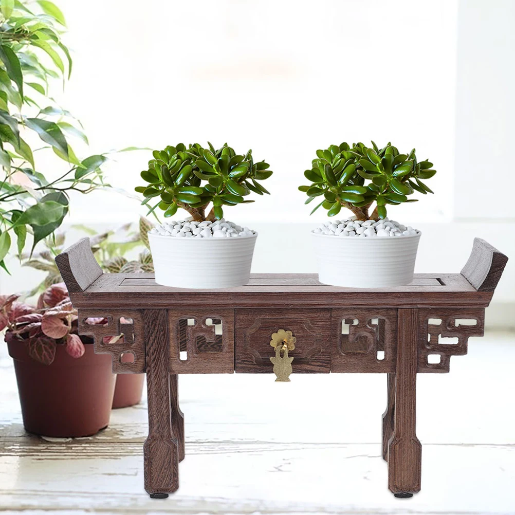 Wooden Display Stand for Teapot Flowerpot Jade Crafts 45x25x70cm Smooth Surface Home Office Decor Bonsai Vase Pedestal
Wooden Display Stand for Teapot Flowerpot Jade Crafts 45x25x70cm Smooth Surface Home Office Decor Bonsai Vase Pedestal