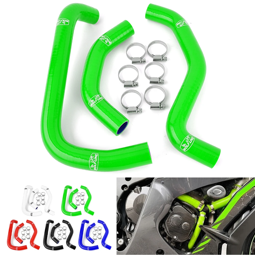 Silicone Radiator Coolant Hose Kit Water-cooled Pipes Tube For Kawasaki ZX10R ZX10RR 2021 2022 2023 2024 2025 ZX-10R ZX-10RR
Silicone Radiator Coolant Hose Kit Water-cooled Pipes Tube For Kawasaki ZX10R ZX10RR 2021 2022 2023 2024 2025 ZX-10R ZX-10RR