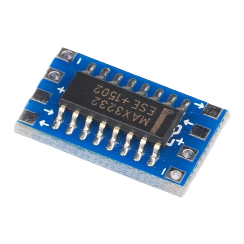 10pcs MAX3232 RS232 to TTL Level Converter Module Mini Serial Port Communication Board for Arduino MCU
10pcs MAX3232 RS232 to TTL Level Converter Module Mini Serial Port Communication Board for Arduino MCU