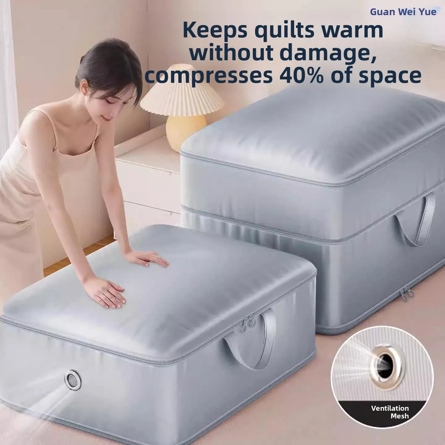 Large Capacity Quilt Storage Bag Dustproof Compression Bag for down Jackets Cotton Quilts Anti Dust Storage Solution
Large Capacity Quilt Storage Bag Dustproof Compression Bag for down Jackets Cotton Quilts Anti Dust Storage Solution