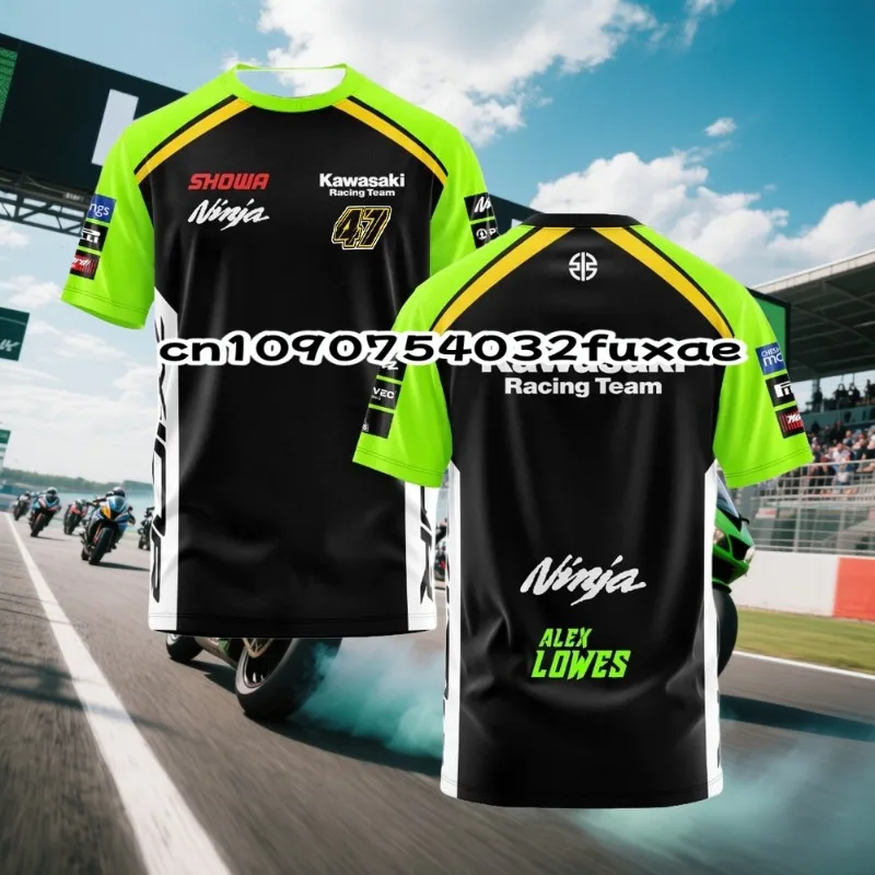 2025 Summer Kawasaki Racing Men's Quick-drying T-shirt Hot-selling Short-sleeved Motorcycle Casual Breathable Loose Fashion
2025 Summer Kawasaki Racing Men's Quick-drying T-shirt Hot-selling Short-sleeved Motorcycle Casual Breathable Loose Fashion