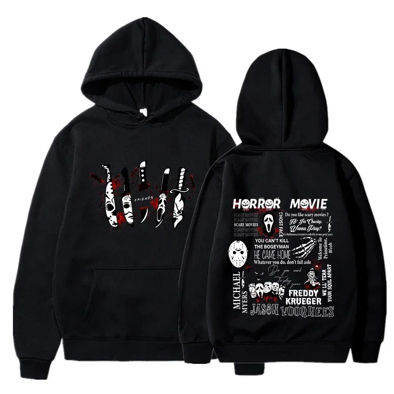 Friends Knife Horror Movie Halloween Hoodies Men Fashion Long Sleeve Sweatshirts Women Cool Casual Harajuku Streetwear Pullovers
Friends Knife Horror Movie Halloween Hoodies Men Fashion Long Sleeve Sweatshirts Women Cool Casual Harajuku Streetwear Pullovers
