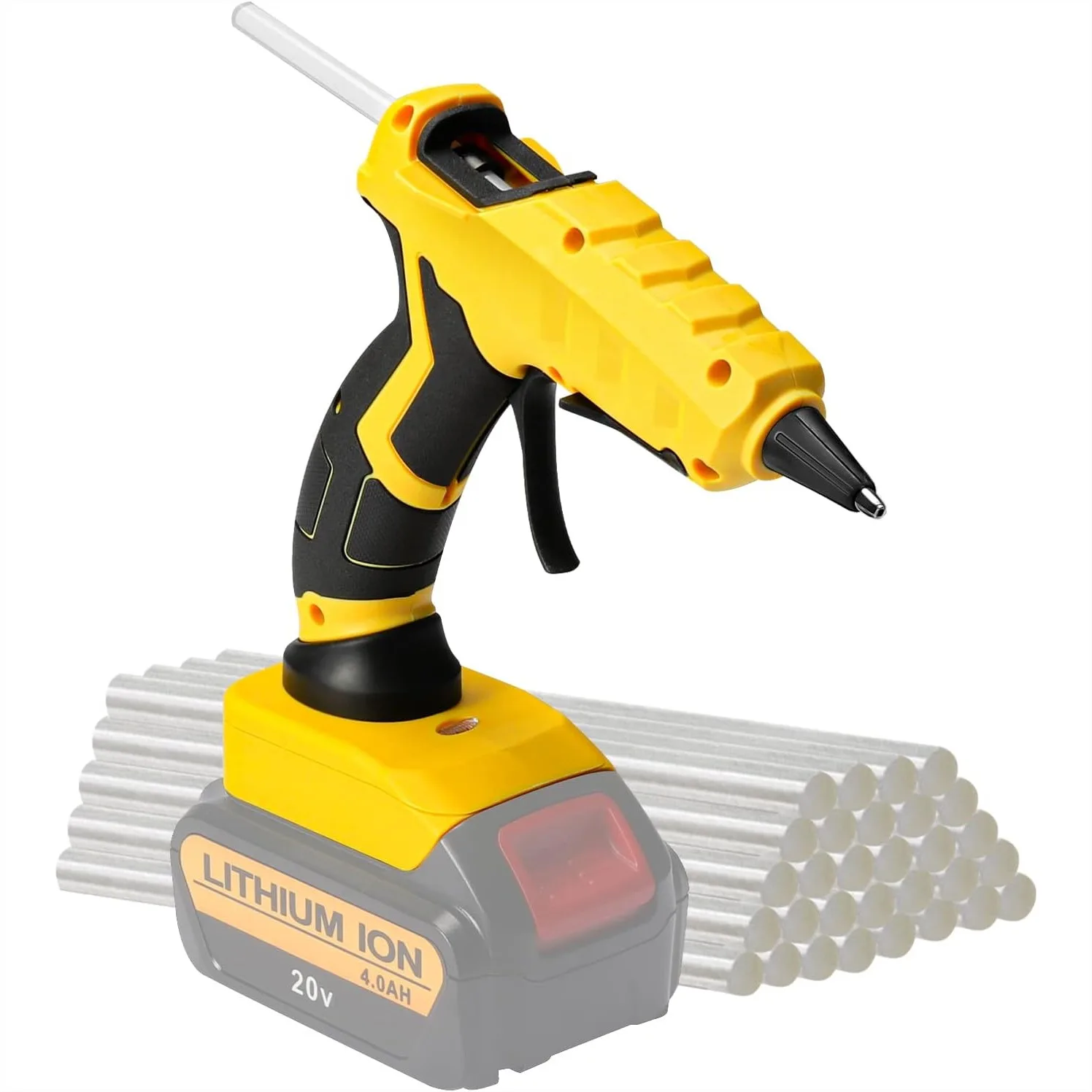 Cordless Hot Glue Gun with 30s Quick Preheat, Compatible with DeWalt Batteries, Wireless for Arts Crafts DIY Projects
Cordless Hot Glue Gun with 30s Quick Preheat, Compatible with DeWalt Batteries, Wireless for Arts Crafts DIY Projects