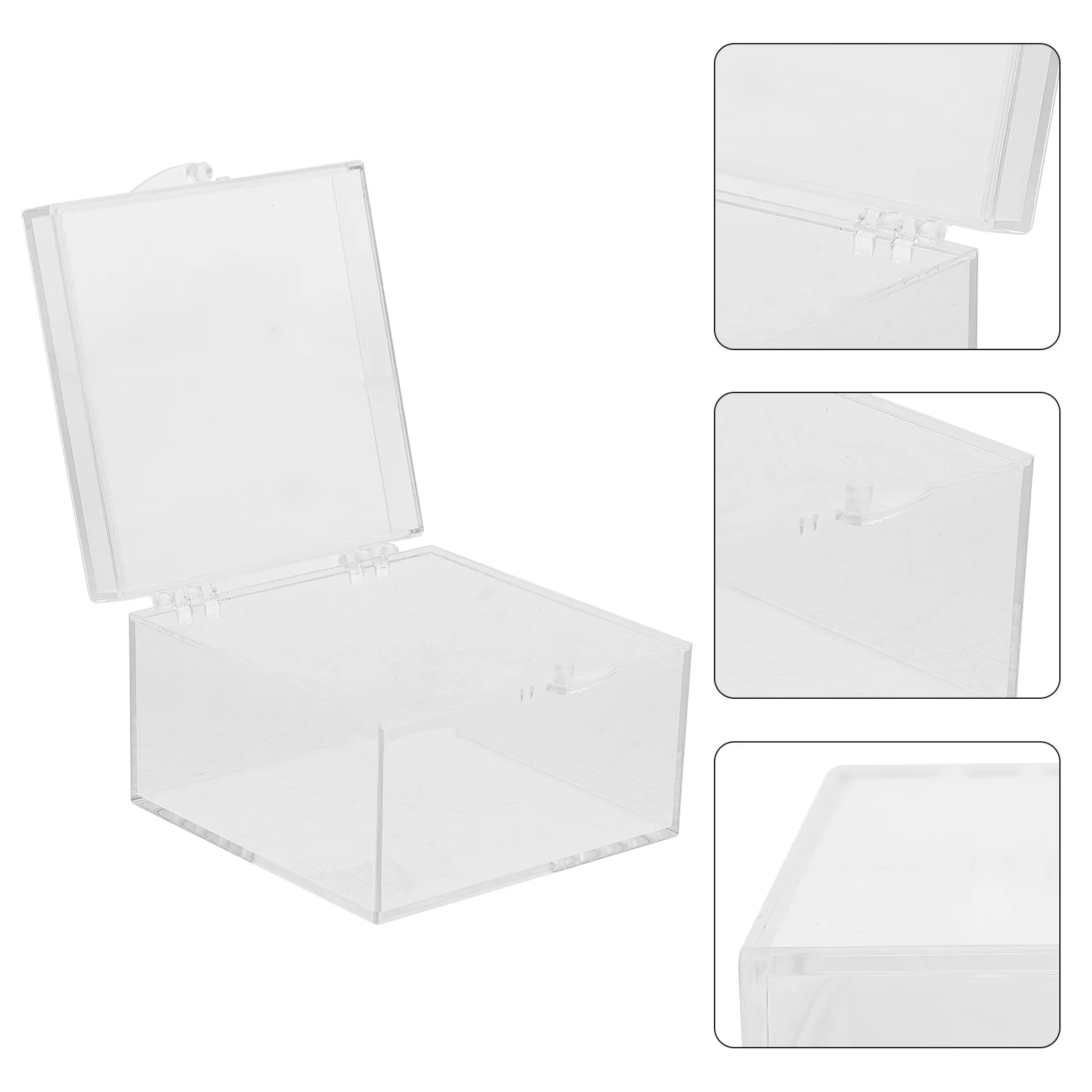 Transparent Square Specimen Display Box Plastic Protective Mineral Storage Case Transparent Display Container
Transparent Square Specimen Display Box Plastic Protective Mineral Storage Case Transparent Display Container