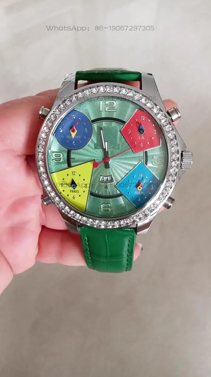 Large Plate Five-time Zone Watch, Baby's Breath, Multi-movement Non-mainstream Hiphop, Hip-hop Belt, Quartz Watch
Large Plate Five-time Zone Watch, Baby's Breath, Multi-movement Non-mainstream Hiphop, Hip-hop Belt, Quartz Watch