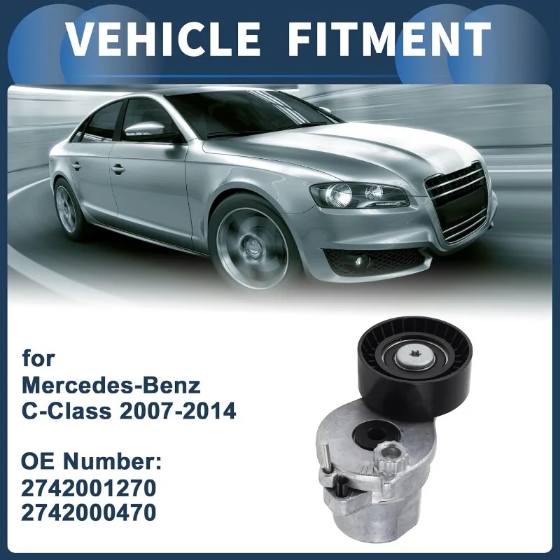 Belt Tensioner Belt Tensioner Pulley Assembly for Mercedes-Benz Sprinter 1500 Sprinter 2500 Metris No.2742001270/2742000470
Belt Tensioner Belt Tensioner Pulley Assembly for Mercedes-Benz Sprinter 1500 Sprinter 2500 Metris No.2742001270/2742000470