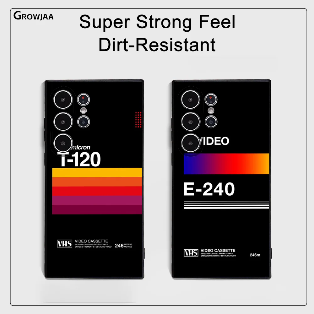 Retro VHS Video Tape Label Phone Case Samsung Galaxy S25 S24 S22 S23 Ultra S21 S20 Plus 5G Frosted Non-Slip Full Cover Soft Case
Retro VHS Video Tape Label Phone Case Samsung Galaxy S25 S24 S22 S23 Ultra S21 S20 Plus 5G Frosted Non-Slip Full Cover Soft Case