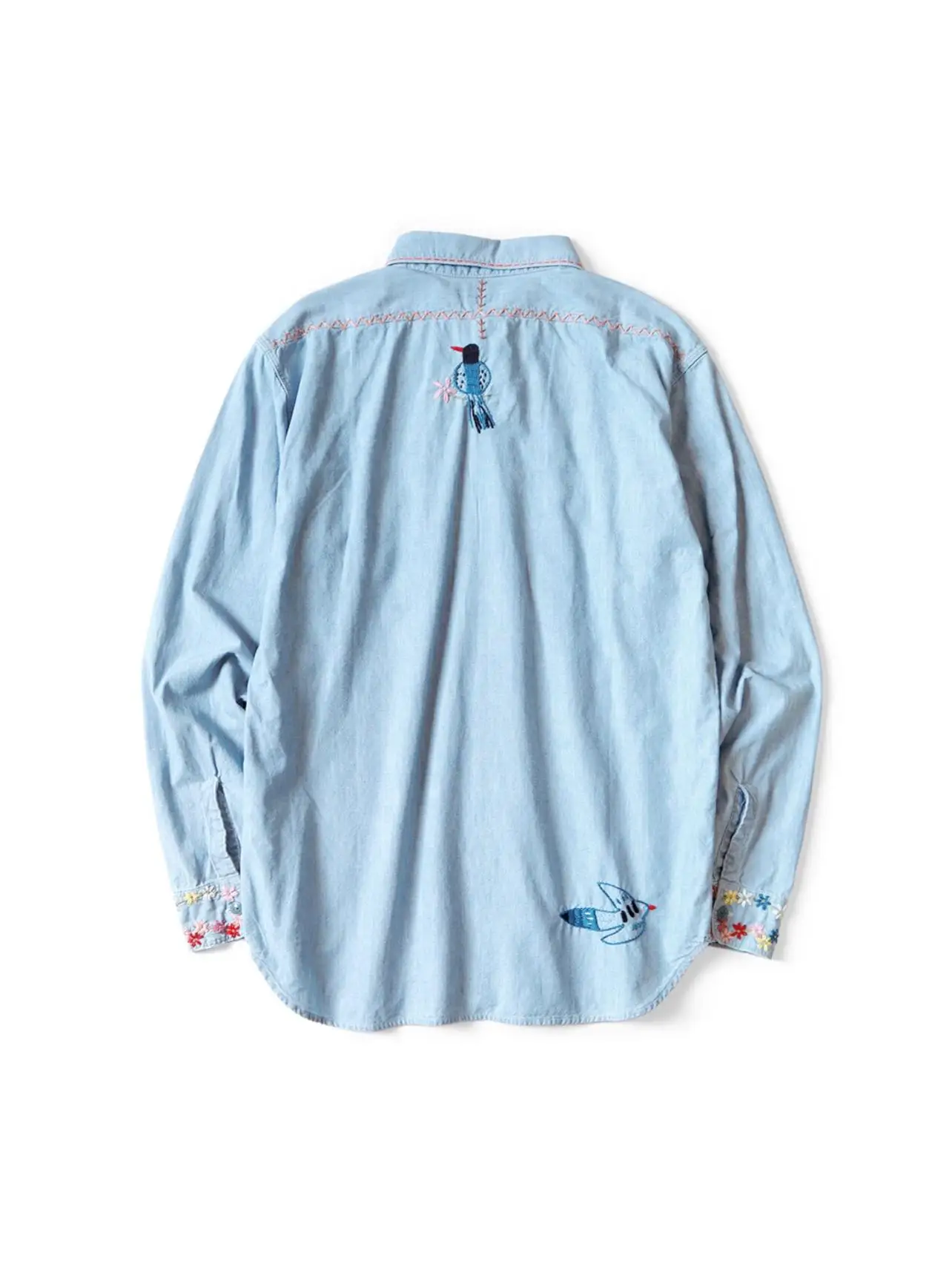 KAPITAL 24AW Ox Cloth Long Sve irt Jaet Casual Sle Double Color Embroidery Turn-down Collar Youth Faion Wear
KAPITAL 24AW Ox Cloth Long Sve irt Jaet Casual Sle Double Color Embroidery Turn-down Collar Youth Faion Wear