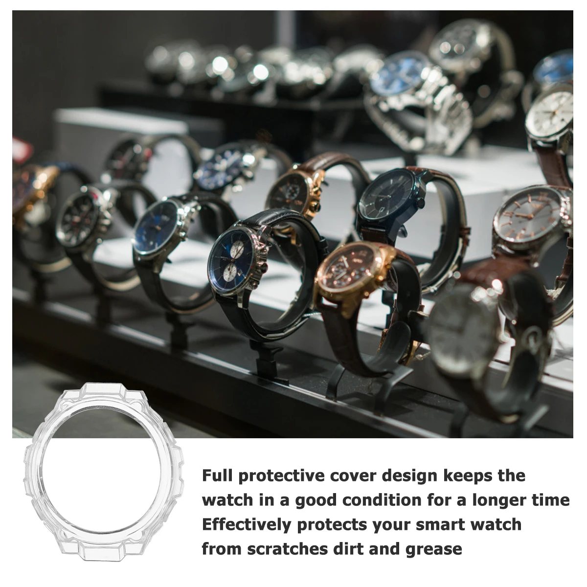 Watch Case Smart Protective Cover Wristband Shell Wristbands Bracelet Smartwatch
Watch Case Smart Protective Cover Wristband Shell Wristbands Bracelet Smartwatch
