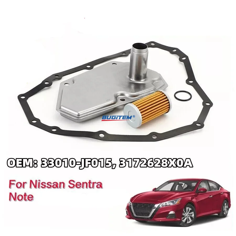 RE0F11A JF015E Transmission Oil Filters Pan Gasket Kit For 12-19 Nissan Sentra Versa Note 31726-28X0A 31728-3JX0A 31728-3JX0B
RE0F11A JF015E Transmission Oil Filters Pan Gasket Kit For 12-19 Nissan Sentra Versa Note 31726-28X0A 31728-3JX0A 31728-3JX0B