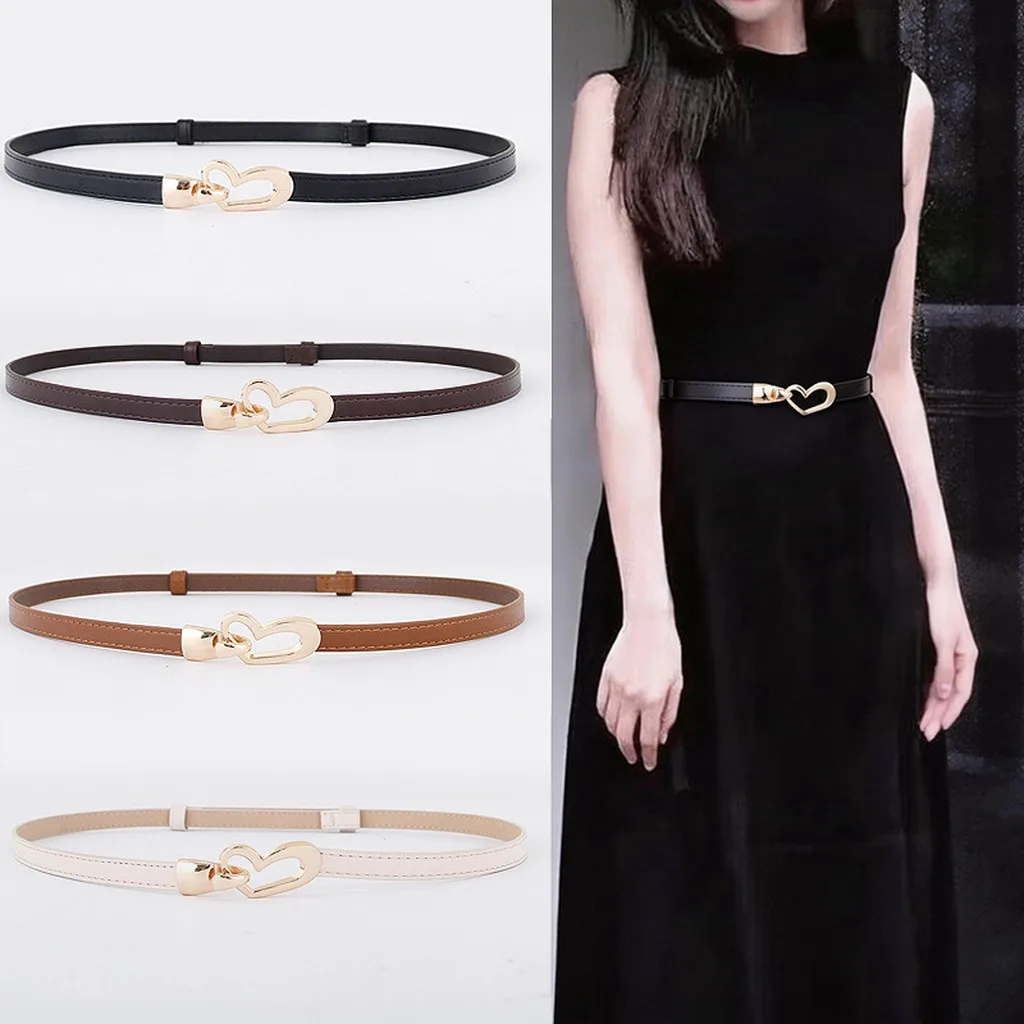 Adjustable Thin Belt Hole-Free Hole-Free Waist Belt Heart Buckle Waist Belt Adjustable For Date Jeans Shirts
Adjustable Thin Belt Hole-Free Hole-Free Waist Belt Heart Buckle Waist Belt Adjustable For Date Jeans Shirts