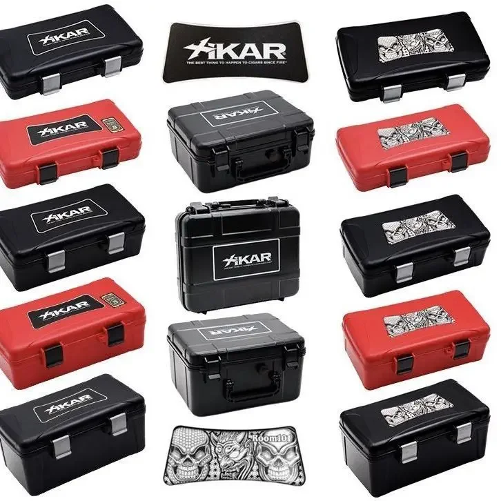 XIKAR Travel Humidor Portable Cigar Case Airtight Watertight Crushproof ABS for 5-50 Cigars
XIKAR Travel Humidor Portable Cigar Case Airtight Watertight Crushproof ABS for 5-50 Cigars