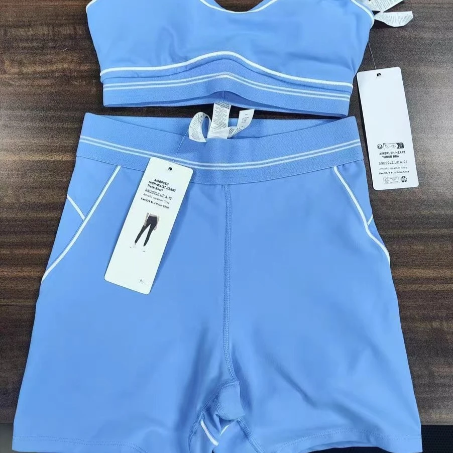 LO Woman Shorts Sports Sets Self-Cultivation Top and Pants Yoga Sets Lady Gym Soft Leggings Clothes Short Running Sets
LO Woman Shorts Sports Sets Self-Cultivation Top and Pants Yoga Sets Lady Gym Soft Leggings Clothes Short Running Sets