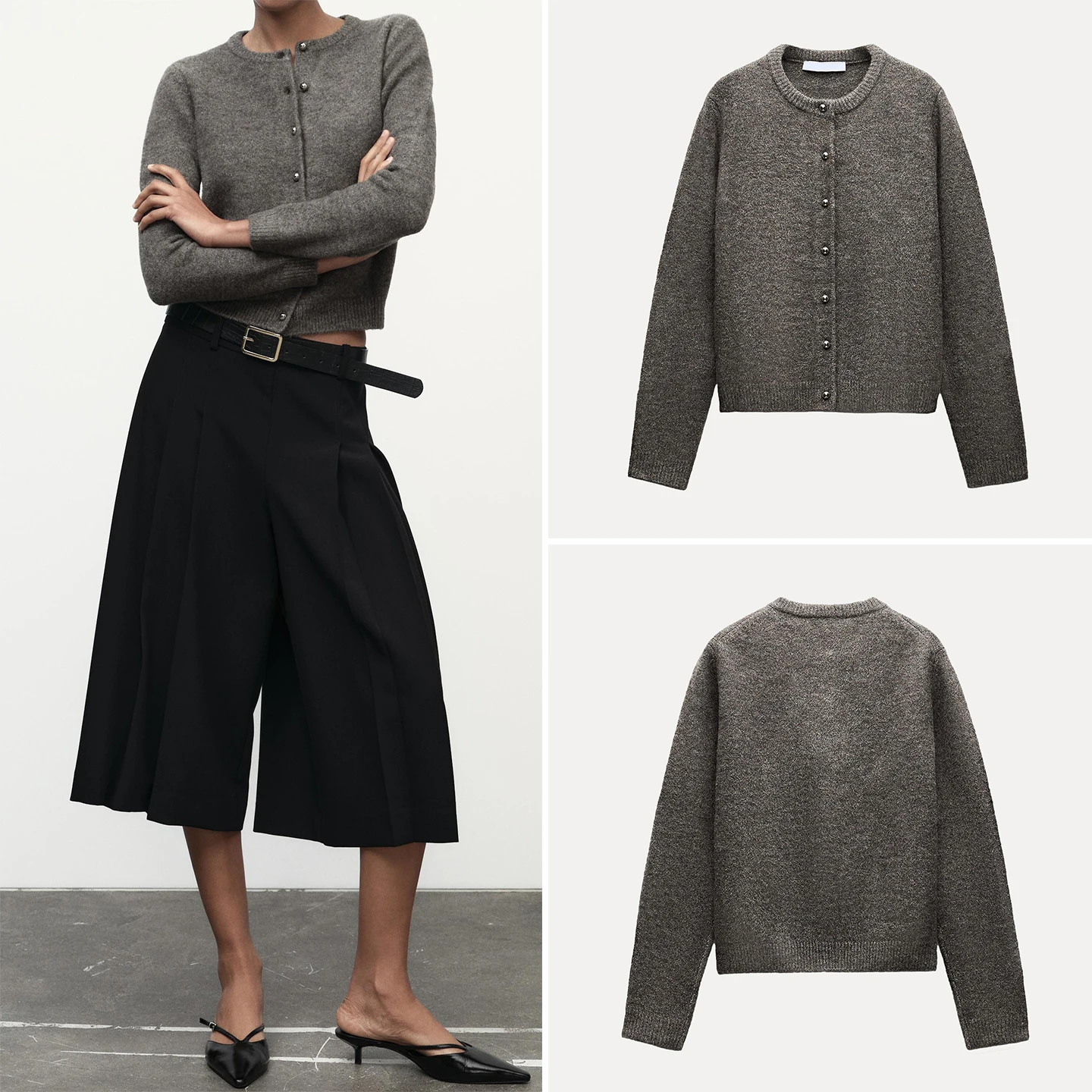 Z Women's Knitted Jaet 2025 New Faion Personali Metal Button Decorated Long Sve ort Coat European Sle
Z Women's Knitted Jaet 2025 New Faion Personali Metal Button Decorated Long Sve ort Coat European Sle