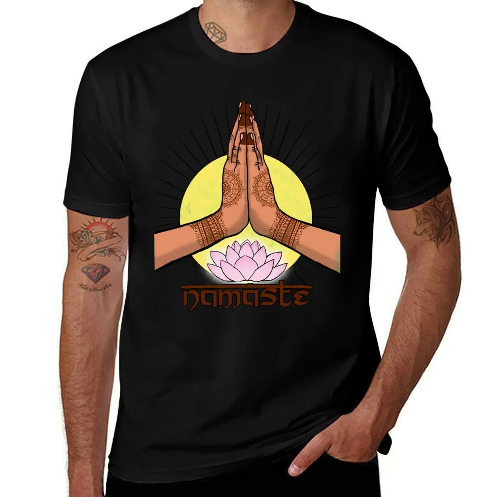 Namaste 2 T-Shirt cotton man t-shirts vintage t shirts cute tops baggy shirts funny t shirts men
Namaste 2 T-Shirt cotton man t-shirts vintage t shirts cute tops baggy shirts funny t shirts men
