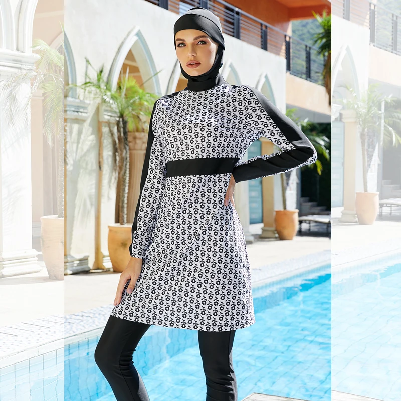 Wholesale Female Swimwear Oem Women Full Cover Muslim Swim Suit Islamic Hijab Muslimah Swimwear Swimsuits 3 Piece Beach Wear
Wholesale Female Swimwear Oem Women Full Cover Muslim Swim Suit Islamic Hijab Muslimah Swimwear Swimsuits 3 Piece Beach Wear