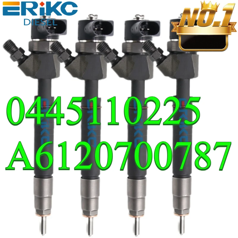 4 шт. форсунки дизельного инжектора 0445110225 (A6120700787) для Mercedes-Benz
4 шт. форсунки дизельного инжектора 0445110225 (A6120700787) для Mercedes-Benz