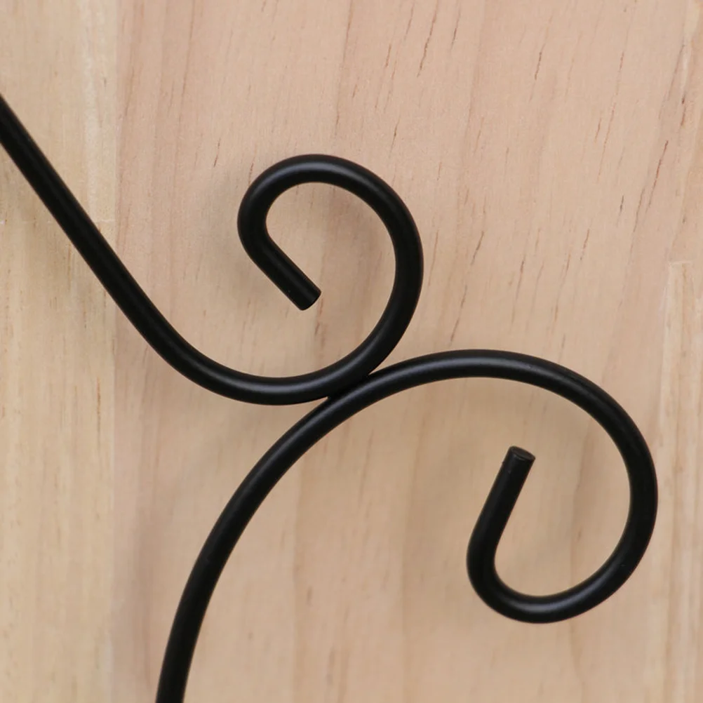 Iron Display Stand Black Curve Design For Photos Books Artworks Collector Plates Home Decoration Decorative Easel Showcase
Iron Display Stand Black Curve Design For Photos Books Artworks Collector Plates Home Decoration Decorative Easel Showcase