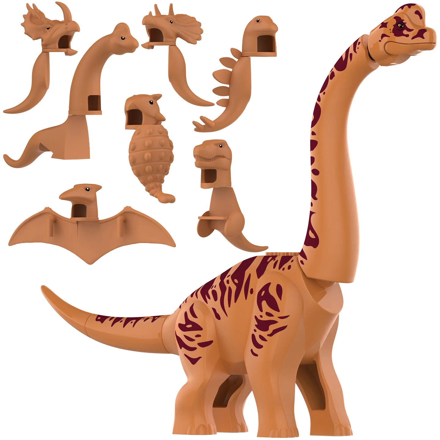2025 New Jurassic Dinosaur Titanosaurus Animals DIY Blocks brachiosaurus Building Blocks Bricks Kid Dino Toys For Children
2025 New Jurassic Dinosaur Titanosaurus Animals DIY Blocks brachiosaurus Building Blocks Bricks Kid Dino Toys For Children