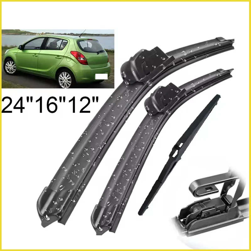 Wiper Front & Rear Wiper Blades Set Kit For Hyundai I20 PB 2008 - 2014 Windshield Windscreen Window Brushes 24"+16"+12"
Wiper Front & Rear Wiper Blades Set Kit For Hyundai I20 PB 2008 - 2014 Windshield Windscreen Window Brushes 24"+16"+12"