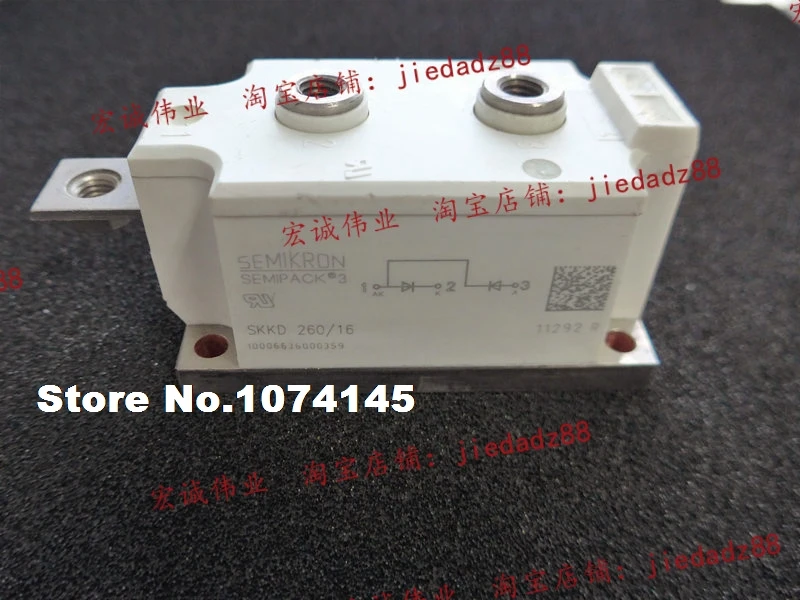 SKKD260/16 IGBT power module
SKKD260/16 IGBT power module