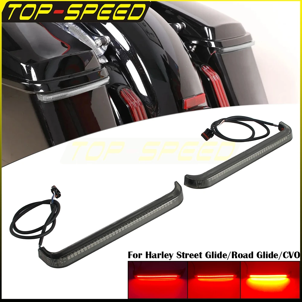 For Harley CVO Street Glide FLHXSE CVO Road Glide FLTRXSE FLTRXSTSE 24-25 Motorcycle Rear Saddlebag LED Running Turn Brake Light
For Harley CVO Street Glide FLHXSE CVO Road Glide FLTRXSE FLTRXSTSE 24-25 Motorcycle Rear Saddlebag LED Running Turn Brake Light