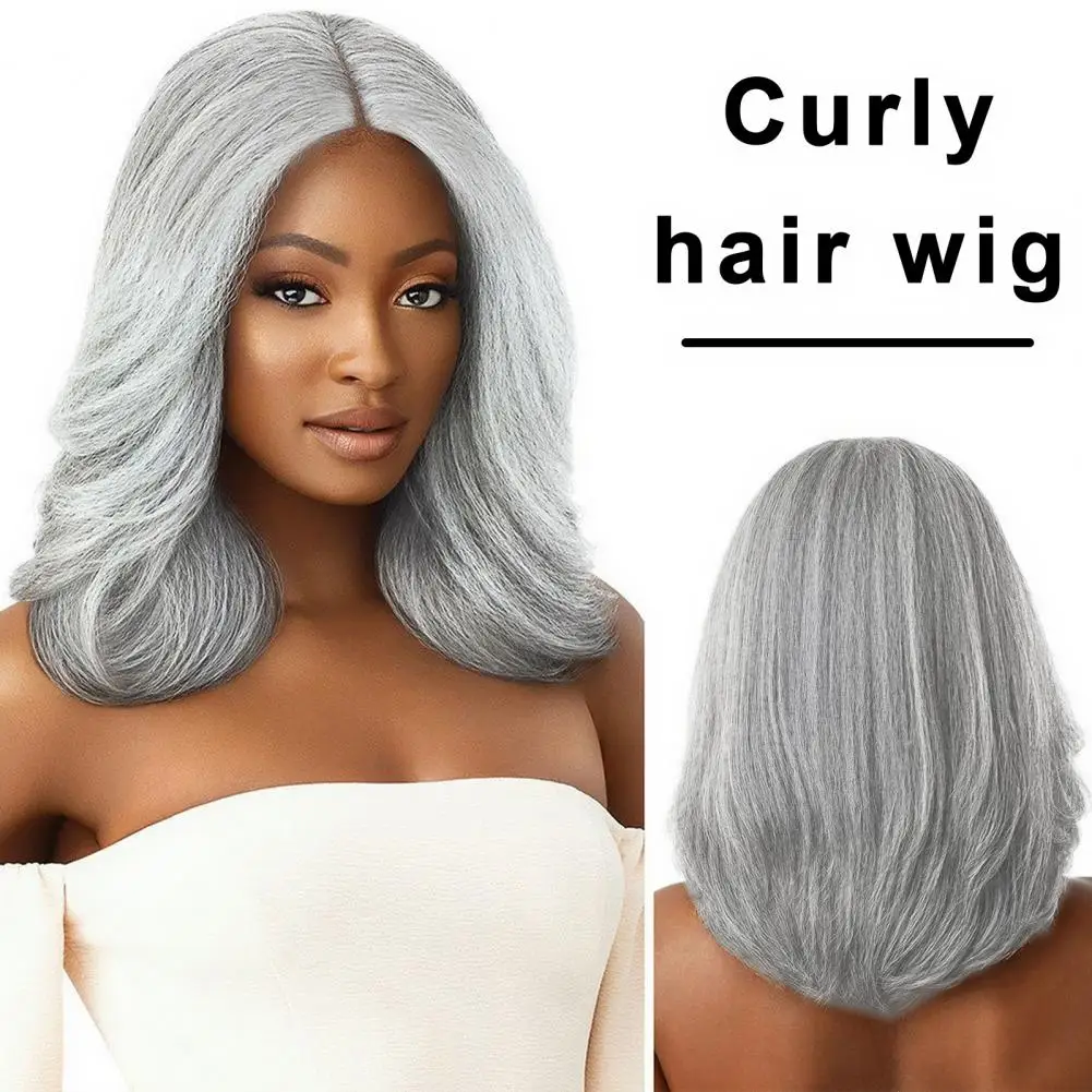 Women Boboo Wig Natural Look High Temperature Silk Shawl Length Hair Wigs Long-Lasting Wear Fashion Fluffy Black/Brown/Silver Co
Women Boboo Wig Natural Look High Temperature Silk Shawl Length Hair Wigs Long-Lasting Wear Fashion Fluffy Black/Brown/Silver Co