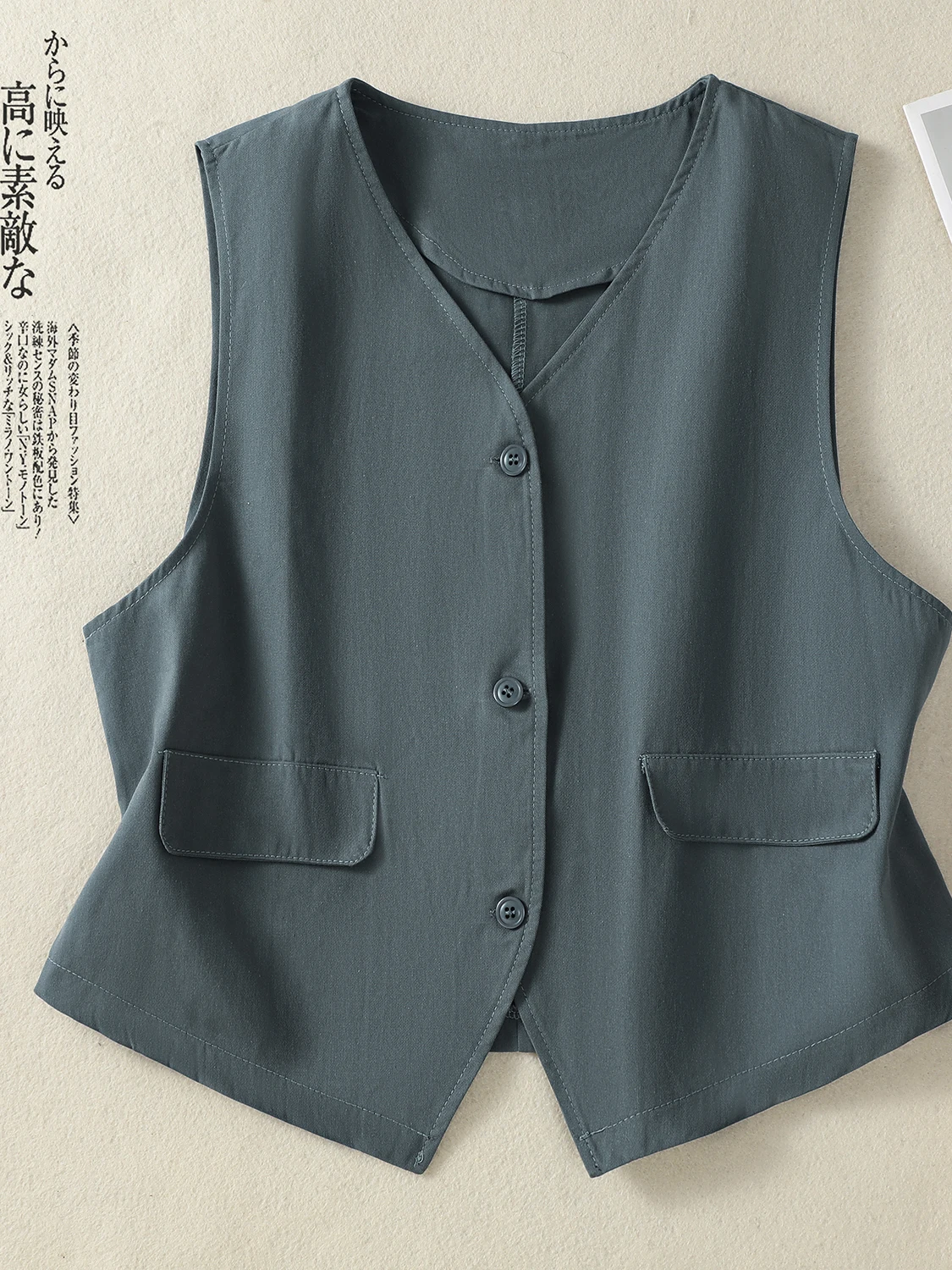 Весенняя женская майка из чистого хлопка с V-образным вырезом, больших размеров, для многослойных образов, повседневная, весенний сезон
Весенняя женская майка из чистого хлопка с V-образным вырезом, больших размеров, для многослойных образов, повседневная, весенний сезон