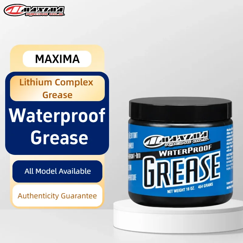 MAXIMA Waterproof Grease Lithium Complex NLGI 2 High Temp Anti-Wear Wheel Bearing Chassis Motorcycle Bike Marine 454G
MAXIMA Waterproof Grease Lithium Complex NLGI 2 High Temp Anti-Wear Wheel Bearing Chassis Motorcycle Bike Marine 454G