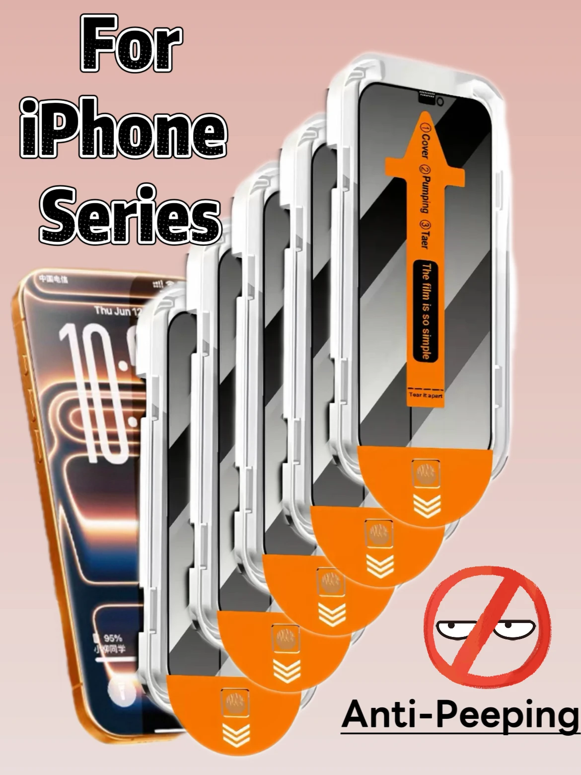 Набор из 5 защитных пленок для экрана iPhone серий 17, 16, 15, 14, 13, 12, XR, XS, без пузырьков и пыли
Набор из 5 защитных пленок для экрана iPhone серий 17, 16, 15, 14, 13, 12, XR, XS, без пузырьков и пыли