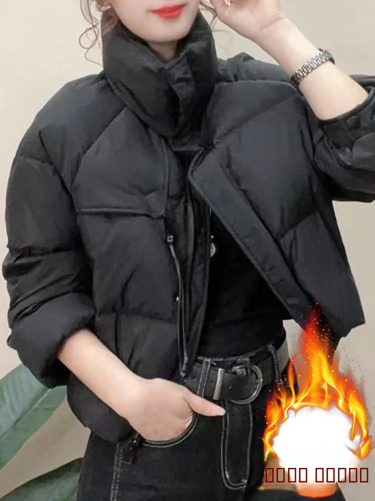 Женская утепленная хлопковая куртка с коротким рукавом, теплая, модная, с комбинированными вставками, зимняя новинка, корейский свободный крой, на молнии
Женская утепленная хлопковая куртка с коротким рукавом, теплая, модная, с комбинированными вставками, зимняя новинка, корейский свободный крой, на молнии