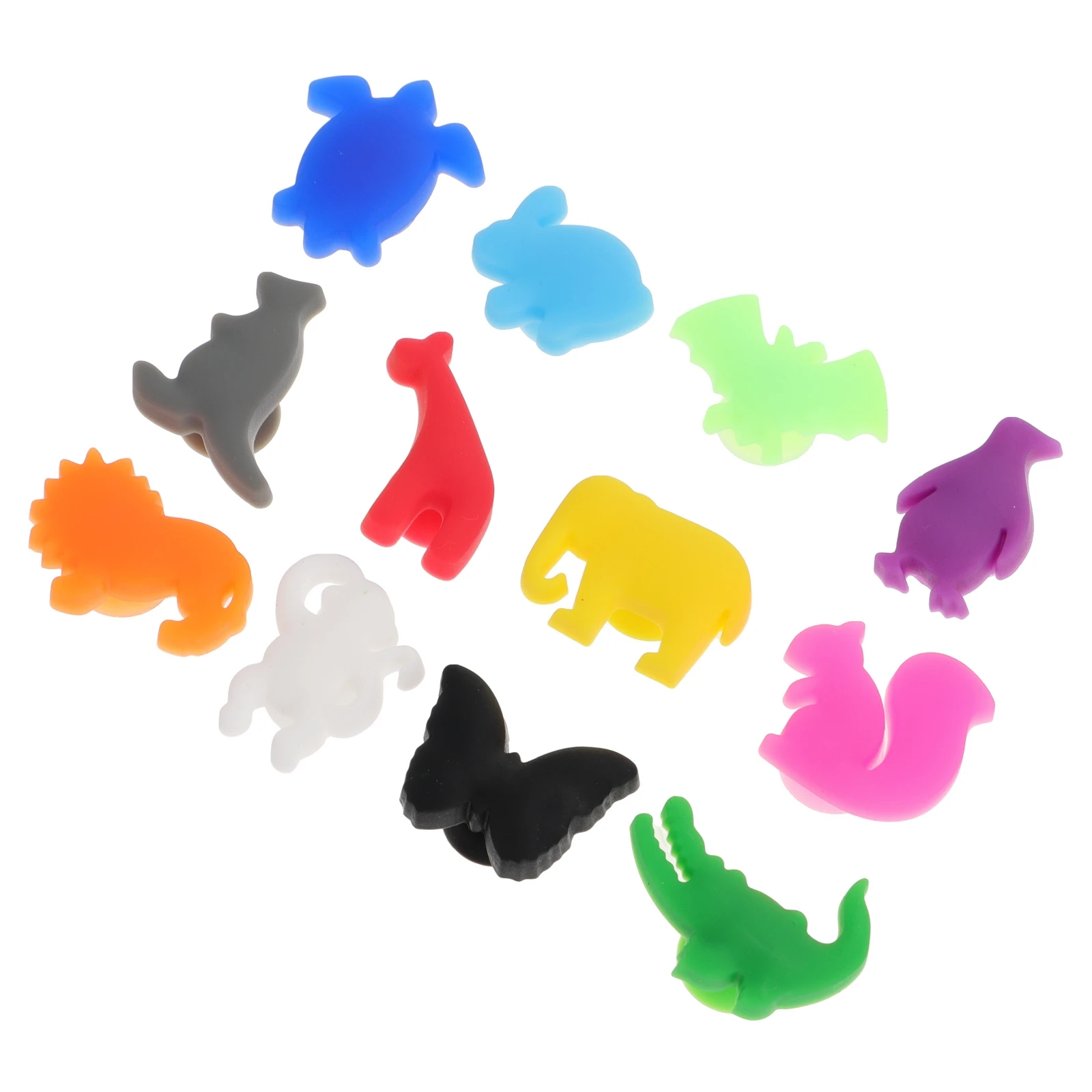 12 Pcs Cocktail Glass Marker Animal Wedding Decor Silica Gel Drink Charms Markers
12 Pcs Cocktail Glass Marker Animal Wedding Decor Silica Gel Drink Charms Markers