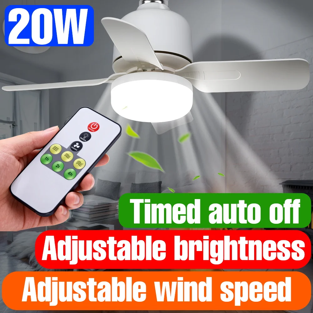 20W LED Ceiling Fan Bulb E27 Indoor 4 Blades Chandelier 220V High Brightness Bulbs Living Room Bedroom Kitchen Classroom Lights
20W LED Ceiling Fan Bulb E27 Indoor 4 Blades Chandelier 220V High Brightness Bulbs Living Room Bedroom Kitchen Classroom Lights