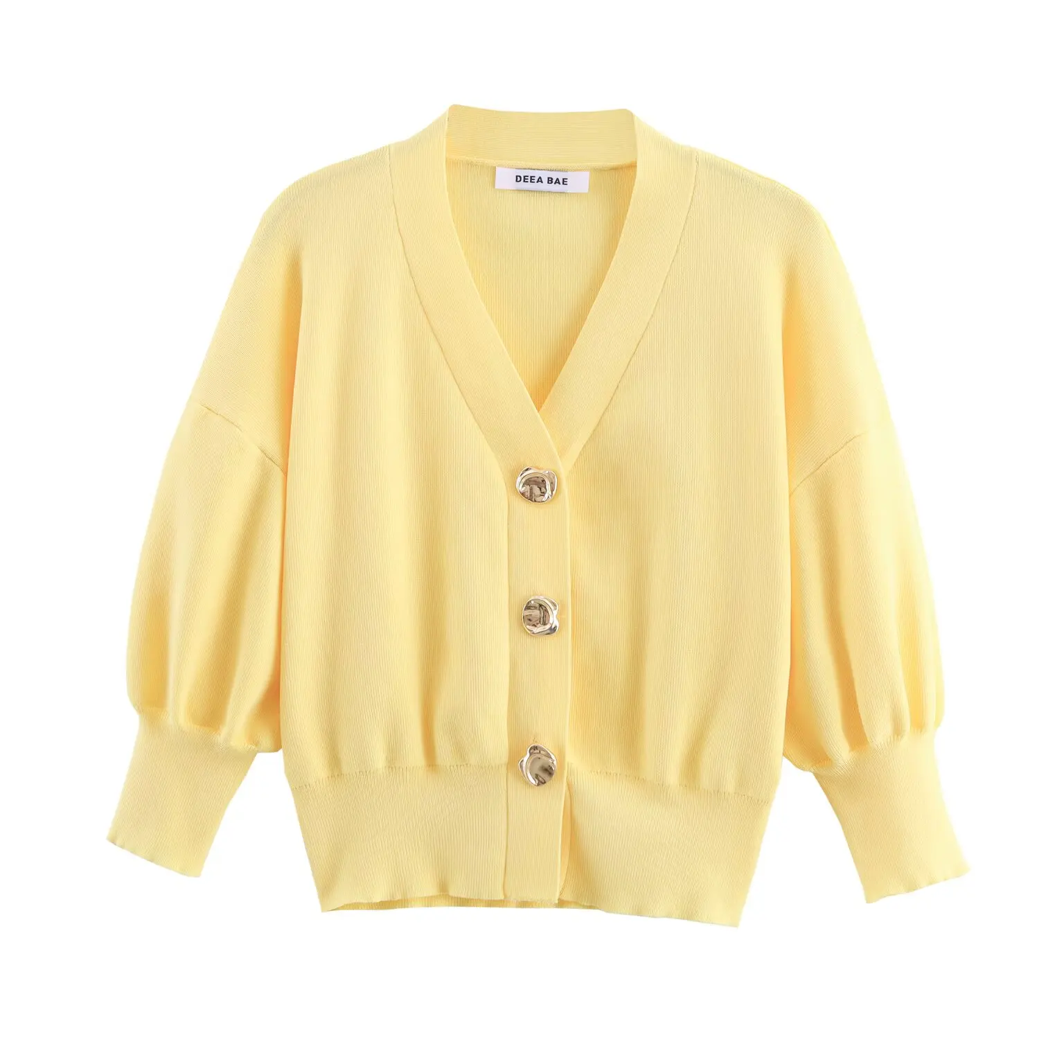 Korejepo New Women Sweater Clothing European American Style Fashionable French Sleeve Knitted Minimalist Cardigan Jacket
Korejepo New Women Sweater Clothing European American Style Fashionable French Sleeve Knitted Minimalist Cardigan Jacket