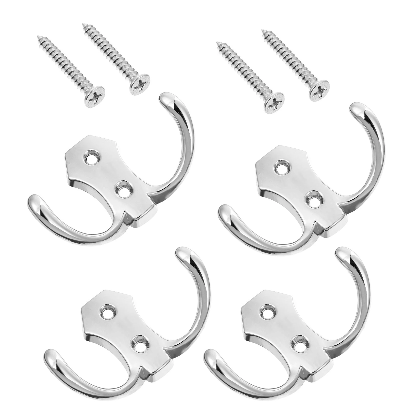 4pcs Zinc Alloy Furniture Hooks Double Wall Hanging Coat Hat Hangers Eco Friendly Storage Solution Bathroom
4pcs Zinc Alloy Furniture Hooks Double Wall Hanging Coat Hat Hangers Eco Friendly Storage Solution Bathroom