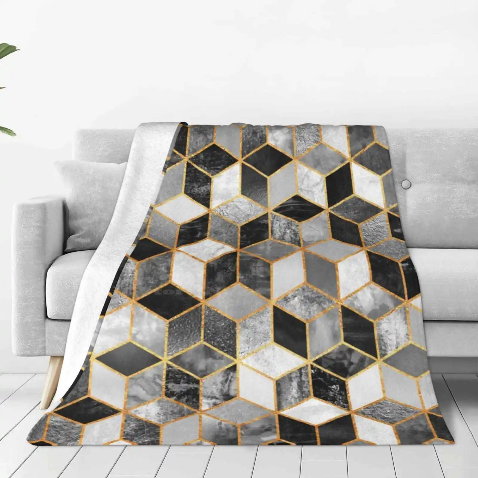 Black & White Cubes Shaggy Throw Soft Warm Blanket Sofa/Bed/Travel Love Gifts Graphic Pattern Abstract Geometry Geometric Cubes
Black & White Cubes Shaggy Throw Soft Warm Blanket Sofa/Bed/Travel Love Gifts Graphic Pattern Abstract Geometry Geometric Cubes