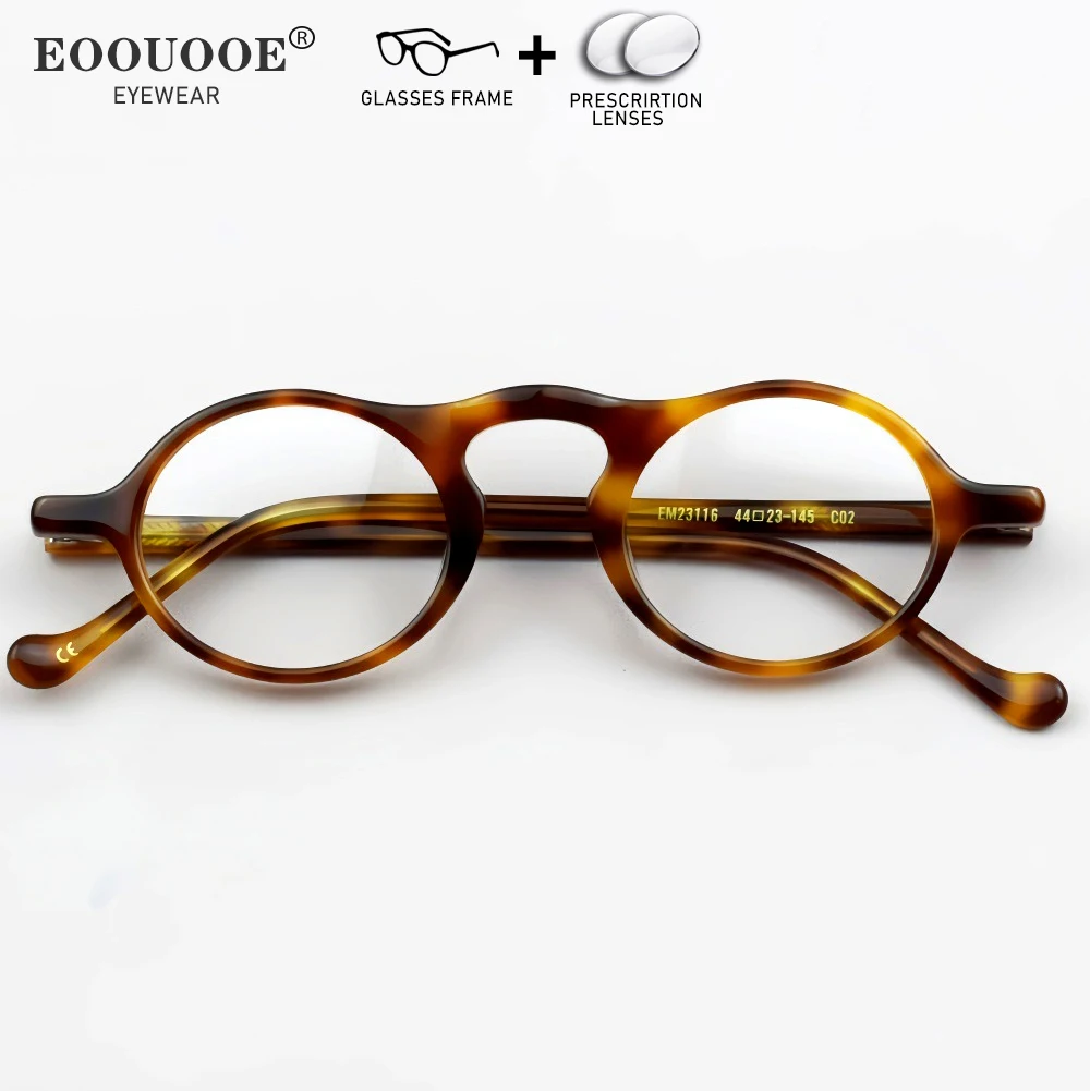Small Vintage Optical Eyewear Men Custom Prescription Glasses Progressive Myopia Hyperopia Lenses Acetate Tortoise Frame
Small Vintage Optical Eyewear Men Custom Prescription Glasses Progressive Myopia Hyperopia Lenses Acetate Tortoise Frame