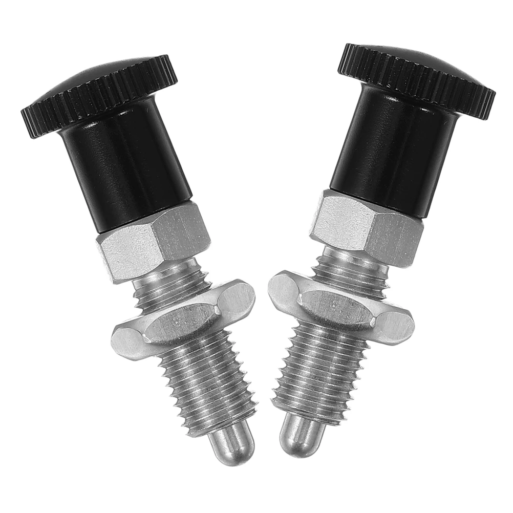 2PCS Plunger Screws Silver Spring Loaded Pin Replacement Knob Latches Selflocking Stainless
2PCS Plunger Screws Silver Spring Loaded Pin Replacement Knob Latches Selflocking Stainless